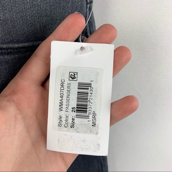 HUDSON Grey Black Nico Mid-Rise Super Skinny Ankle Stretch Jeans - Picture 9 of 12